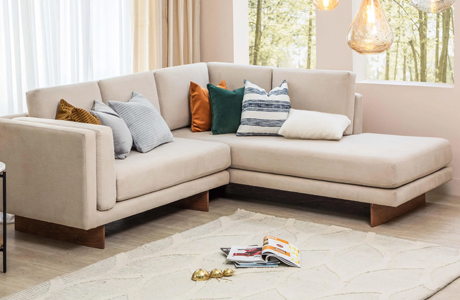 L-Shaped Sofa Set